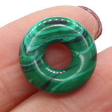 Round Semi-hole Bead Crafts for DIY Jewelry Making 15PCS