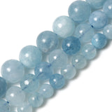 Aquamarines Stone Round Spacer Beads 6 8 10mm