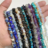 Natural Stone Agates Chips Beads 5-8mm Irregular Malachite Amazonite Opal Quartz