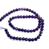 Amethyst Faceted Beads 6mm Fine Crystal DIY Necklace Bracelet Accessory