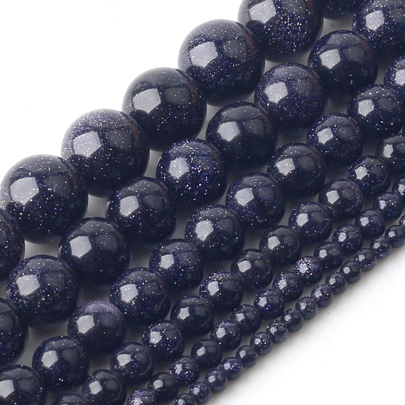Sand Stone Round Natural Stone Beads 4-12mm