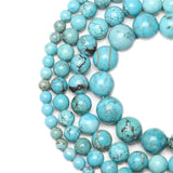 Turquoise Round Beads 15.5'' 2/3/4/6/8/10/12mm