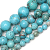 Turquoise Round Beads 15.5'' 2/3/4/6/8/10/12mm
