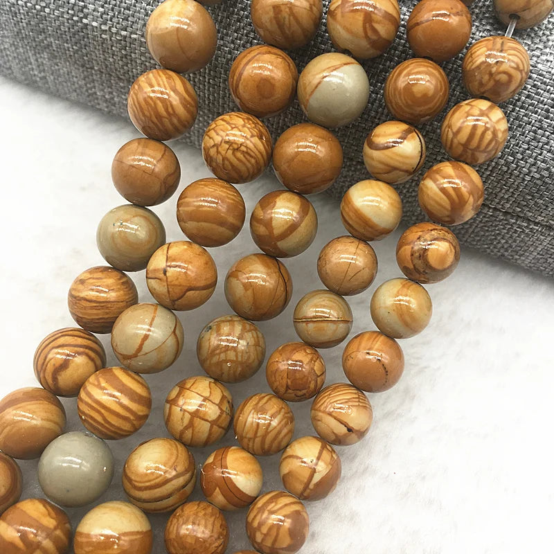Natural Stone Beads Strand 15.5'' 6mm 8mm 10mm
