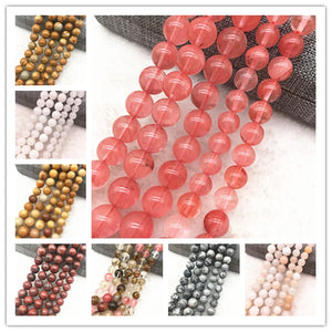 Natural Stone Beads Strand 15.5'' 6mm 8mm 10mm
