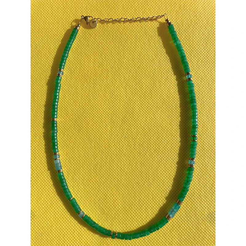 Natural Stone Beads Necklace Choker for Women Girl Gift