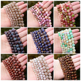 Pietersite Tiger Eye Round Smooth Beads for Bracelet 6 8
