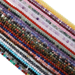 Natural Stone Beads Variety Pack for Jewelry Making DIY Bracelet Necklace