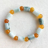 Natural Stone Bracelet Bucket Beads With Crystal Bracelets For Women
