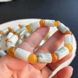 Natural Stone Bracelet Bucket Beads With Crystal Bracelets For Women