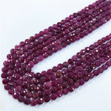 Faceted Tiny Crystal DIY Gem Beads 3.8-4.5mm Natural Stone Coin Beads