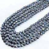 Faceted Tiny Crystal DIY Gem Beads 3.8-4.5mm Natural Stone Coin Beads