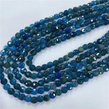 Faceted Tiny Crystal DIY Gem Beads 3.8-4.5mm Natural Stone Coin Beads