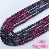 Faceted Tiny Crystal DIY Gem Beads 3.8-4.5mm Natural Stone Coin Beads