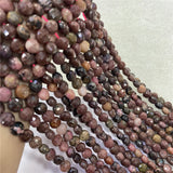Faceted Morganite Crystal Beads 6-8mm for Bracelet DIY