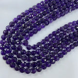 Faceted Morganite Crystal Beads 6-8mm for Bracelet DIY