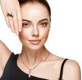 Hexagon Gem Chakra Necklace Crystal Jewelry