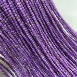 Cube Faceted Natural Stone Beads 2mm Tiny DIY Gem Beads