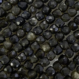 Cube Faceted Natural Stone Beads 2mm Tiny DIY Gem Beads