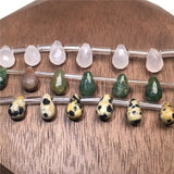 Natural Stone Faceted Beads 6x9mm Tiny Crystal DIY Gem Beads For Jewelry