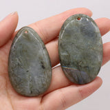 Labradorite Pendant Water Drop Quartz Necklace Making