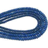 Natural Stone Lapis Lazuli Agates Crystal Amethysts Beads Spacer Rondelle Beads