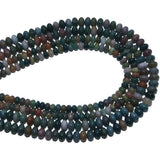 Natural Stone Lapis Lazuli Agates Crystal Amethysts Beads Spacer Rondelle Beads