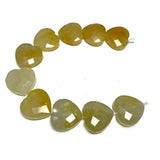 Natural Stone Love Heart Red Jaspers Aventurine Rhodochrosite Faceted Beads