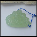 Nephrite Carved Animal Necklace Pendant 35x32x9mm