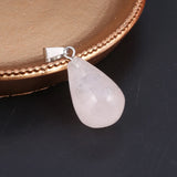 Natural Stone Water Drop Pendants for Jewelry Making
