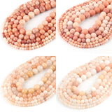 Pink Aventurine Frosted Beads Matte Round Loose Beads 4-12MM