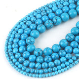 Red Howlite Turquoise Beads for Jewelry Making 4mm-12mm