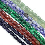 6x9mm Turquoise Agate Green Dongling Bead for DIY Bracelet Necklace
