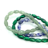 6x9mm Turquoise Agate Green Dongling Bead for DIY Bracelet Necklace