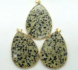 Tiger Eye Quartz Turquoise Water Drop Pendant for Jewelry Making