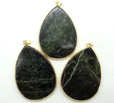 Tiger Eye Quartz Turquoise Water Drop Pendant for Jewelry Making