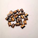 Tiger Eye Square Bead Cabochon 10x14 MM 24Pcs
