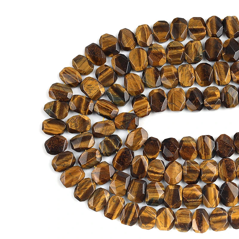 Tiger Eye Stone Beads 15x20mm for DIY Bracelet Making