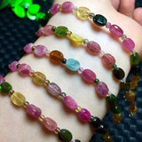 Tourmaline Stone Beads Bracelet for Women DIY Jewelry