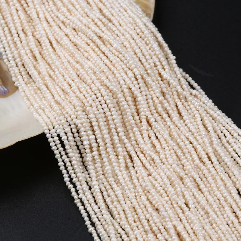 2-3/2-2.5mm Potato Shape Freshwater Pearl Strand