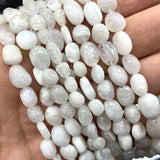Moonstone 8-10mm Irregular Stone Beads for Jewelry Making