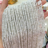 Natural Moonstone Beads Small Faceted Scattered Beads for Jewelry Making
