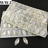 Horse Eye Sewing Glass Crystals 2holes Sew On Stones