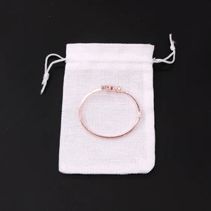 10pcs Jute Bags Jewelry Gift Packing 10x14cm Accept Custom Size