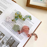 Arrival Creative Wave Rhinestone Flower Hair Claw Clip