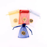 Arrival Unique Gauze Drawstring Pocket Organza Self-adhesive Stickers Round