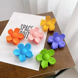 Acetic Acid Hair Clip Claw Frosted Flower Pure Colorful Hair Clip Claw