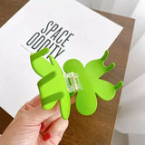 Acetic Acid Hair Clip Claw Frosted Flower Pure Colorful Hair Clip Claw