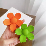 Acetic Acid Hair Clip Claw Frosted Flower Pure Colorful Hair Clip Claw