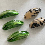 Elliptical Hairpins For Girls Acetate Spring Clip Bang Clip